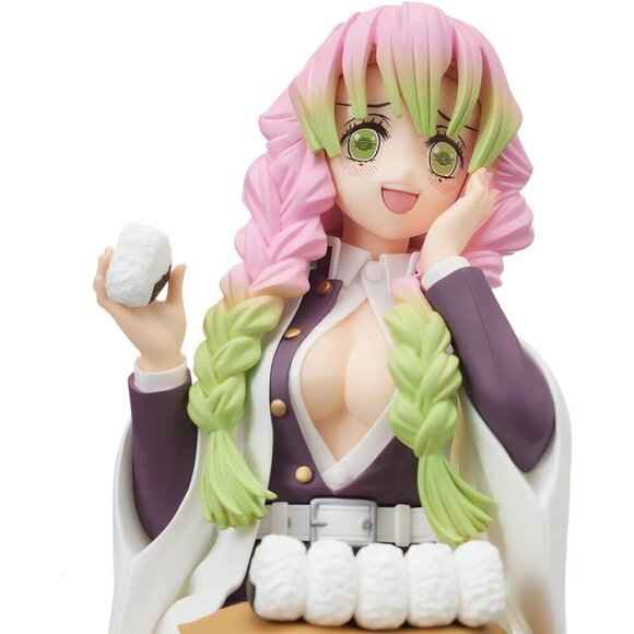 Mitsuri Kanroji Action Eat Rice Balls Toys Collection Love Pillar - Picture 4 of 6